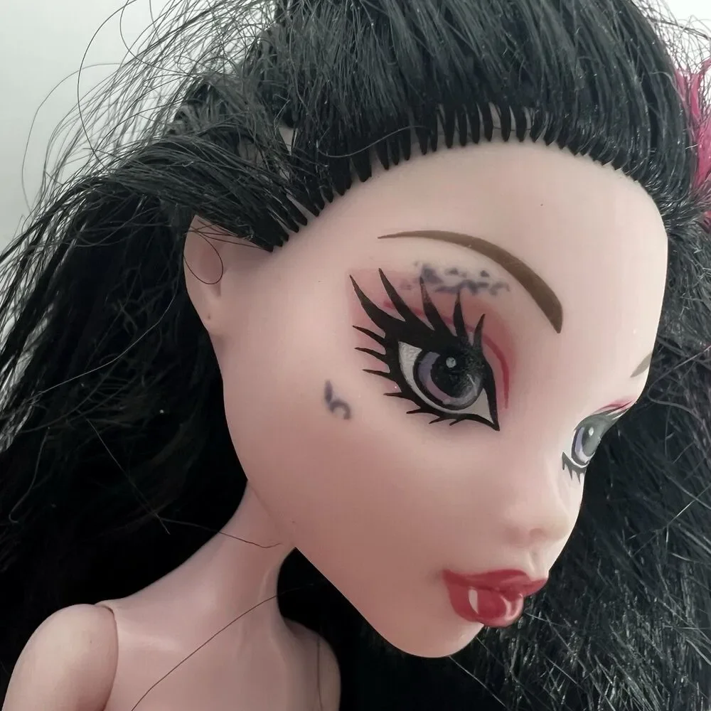 Monster High Elissabat Ghoul Fair & Draculaura Doll Lot G1 For Parts Cut Hair